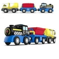 thumbnail image 4 of Accesorios para Tren Locomotora Que Funciona con Baterías, Ingeniería Que Se Adapta a Todos los Juegos de Trenes para Niños Pequeños, Juguete Potente con Motor para Sistema Ferroviario de Madera, 4 of 7