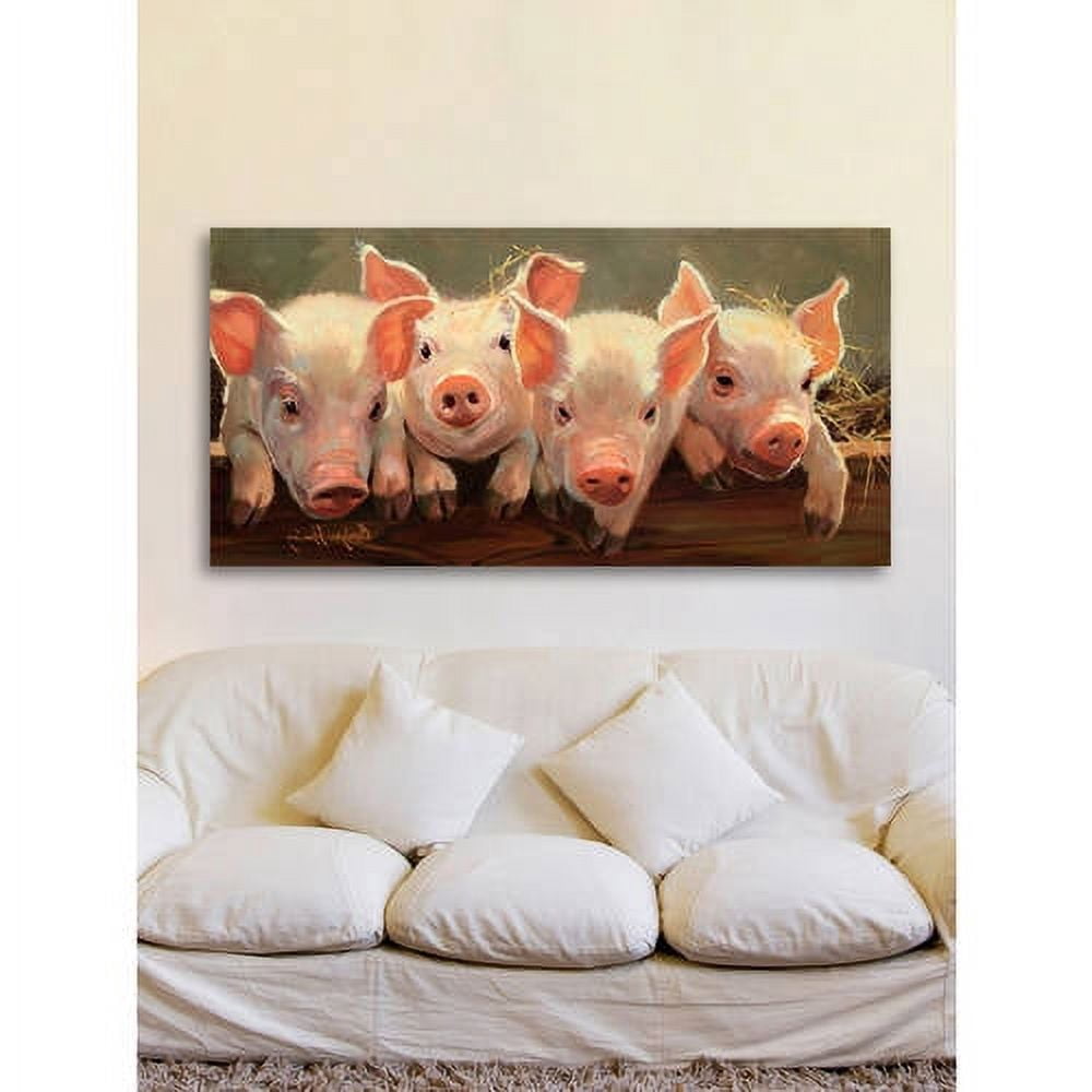 "The Big Squeeze" Painting Print on Wrapped Canvas