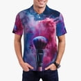 thumbnail image 2 of Salouo Color Explosion Makeup Brush for Men's Short Sleeve Polo Shirts,Polo Shirts for Men Performance Short Sleeve Golf Shirt Athletic Casual Collared T-Shirt-Medium, 2 of 8