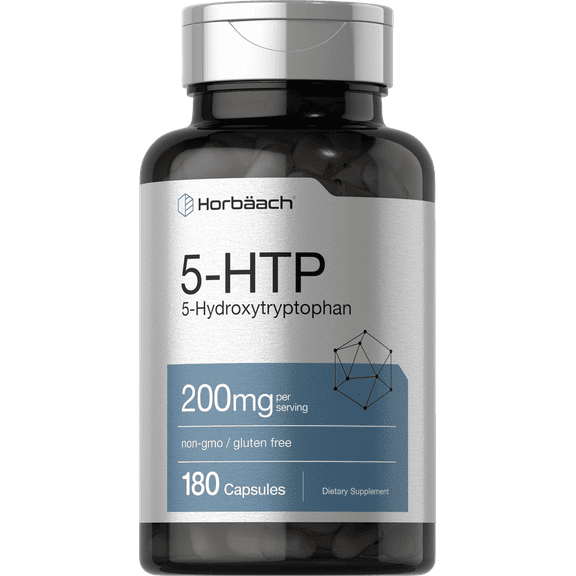 5 HTP Supplement 200mg | 180 Capsules | 5 Hydroxytryptophan | by Horbaach