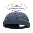 thumbnail image 2 of Slccxzc Hip Hop Beanie Street Hat Men Skullcap Women Spring Brimless Baggy Melon Cap Cuff Docker, 2 of 7