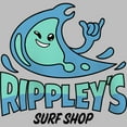 thumbnail image 2 of Girl's Fortnite Rippley's Surf Shop Graphic Tee Athletic Heather Medium, 2 of 5