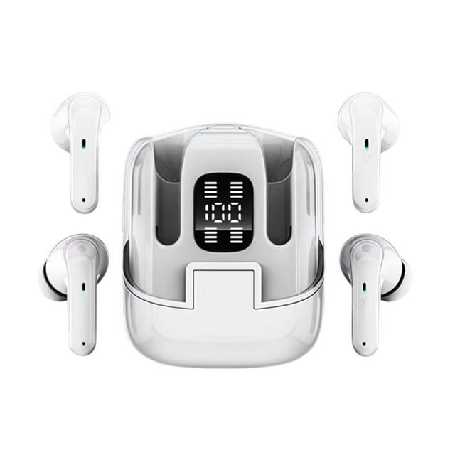 Wireless In-Ear Bluetooth Headset with Digital Battery Display for Sports Running, 13mm Speaker, 5.5 Bluetooth Version, Type-C Charging