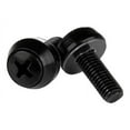 thumbnail image 4 of StarTech.com M6 x 12mm - Screws - 50 Pack, Black - M6 Mounting Screws for Server Rack & Cabinet (CABSCREWSM6B) - Screw kit - black (pack of 50) - for P/N: RACK-18U-20-WALL-OA, RACK-21U-20-WALL-OA, RACK-24U-20-WALL-OA, RK12OD2, RK3236BKF, 4 of 4