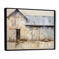 thumbnail image 2 of Designart "Muted Tone Minimalism With Barn I" Barn Floater Framed Wall Art Living Room, 2 of 5