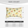 thumbnail image 4 of Daiia Colorful Cartoon Snail Bedding Waterproof Pillow Protector Zippered Queen – Bed Bug Proof Pillow Encasement-16"x24", 4 of 6