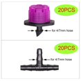 thumbnail image 1 of RBCFHl Garden Irriate Adjustable Drippers 4/7MM Barb Tee Connectors Micro Drip Irriation Emitter Anti-Clogging for 1/4'' Hose He Qiyong unisex, 1 of 2