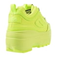 thumbnail image 3 of Fila Women's Disruptor II Wedges Safety Neon Green 5fm00704-700, 3 of 6