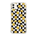 thumbnail image 1 of Trippy Check Smiley Case Compatible with iPhone 12,Aesthetic Art Design TPU Bumper Cover Case, 1 of 6