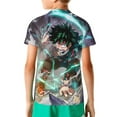 thumbnail image 5 of My Hero Academia Izuku Midoriya Kids T-Shirt 3d Printed Graphic T-Shirts Boys And Girls Short Sleeve Shirts For Youth Kids X-Small, 5 of 7