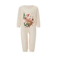 thumbnail image 2 of Pijamas navideños para toda la familia, conjunto de camiseta de manga larga con estampado de ciervos y pantalón para adultos, niños, bebés y perros., 2 of 7