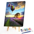 thumbnail image 2 of Kit de pintura al óleo por números para manualidades con globos de aire caliente sin marco para dormitorio Likrtyny Arte deco, 2 of 9