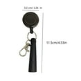 thumbnail image 5 of SIEYIO Travel Friendly Elastic Pen Protector with Keychain Clip Pencil Holder Keyring Suitable for Hikers and Campers, 5 of 15