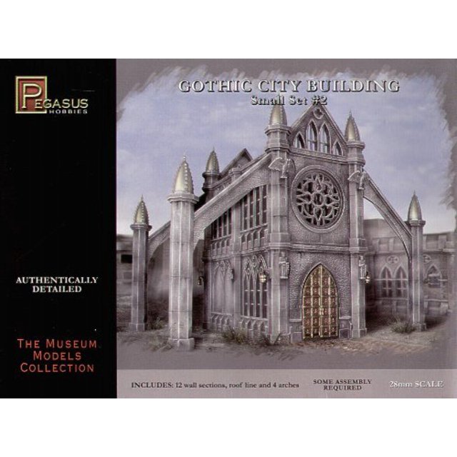Set de Construccion Pegasus Hobby Gothic City Building Small Set 2 Escala 28mm 12 Paneles