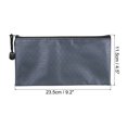thumbnail image 2 of Uxcell A6 Document Pocket Storage Pouch Waterproof Zipper File Bags, Gray 5 Pack, 2 of 6