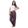 thumbnail image 3 of Up2date Fashion Women Lounge Pants, Woven Comfy Pajama Bottoms With Drawstring Sleep Pants, 3 of 4