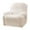 Beige, variant on 1 Seat Recliner Cover, Fleece Stretch Reclining Chair Covers for 1 Cushion Reclining Sofa, Single Seat Pocket Jacquard Recliner Couch Cover, Thickened, Very Soft