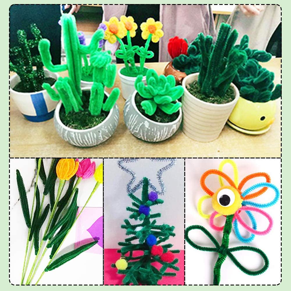 KnF Creative Childrens Kids Craft Chenille Stems Pipe Cleaners