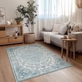 thumbnail image 3 of RUGKING Area Rug 4X6 Indoor Retro Floor Decor Carpet Washable Orental Rug for Living Room Bedroom Hallway Lake Blue, 3 of 9
