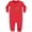 Red, variant on I Love My Mommom Baby Fleece Romper