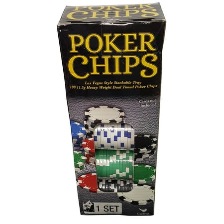 100-Piece Poker Chip Set (Best Casino Poker Games)