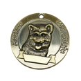 thumbnail image 1 of Placas De Identificación De Bronce Con Tres Etiquetas Para Mascotas Con Placas De Identificación En Caso De Pérdida Y Accesorios Para Mascotas Que Se Pueden Grabar Con Letras, 1 of 3
