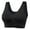 Black, variant on Yoyauz Seamless Sports Bra Without Steel Ring Yoga Bra, With Detachable Pad, Suitable For Women