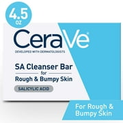 CeraVe SA Cleanser Bar with Salicylic Acid for Rough & Bumpy Skin, 4.5 oz