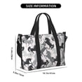 thumbnail image 2 of Travel Duffle Bag Modern Minimalist Cool Horse Travel Tote Bags Carry on Luggage Waterproof Weekender Bags with Top Handle Adjustable Shoulde Strap for Travel Gym, 2 of 5