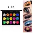 thumbnail image 2 of Paleta de sombras de ojos con purpurina Baoblaze 15 colores diamante, 2 of 3