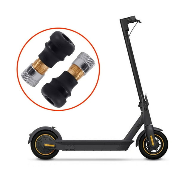 Allume 3Pcs Vacuum Tubeless Air Valve for Nine bot Max G30 Tires Electric Scooter Segway Black