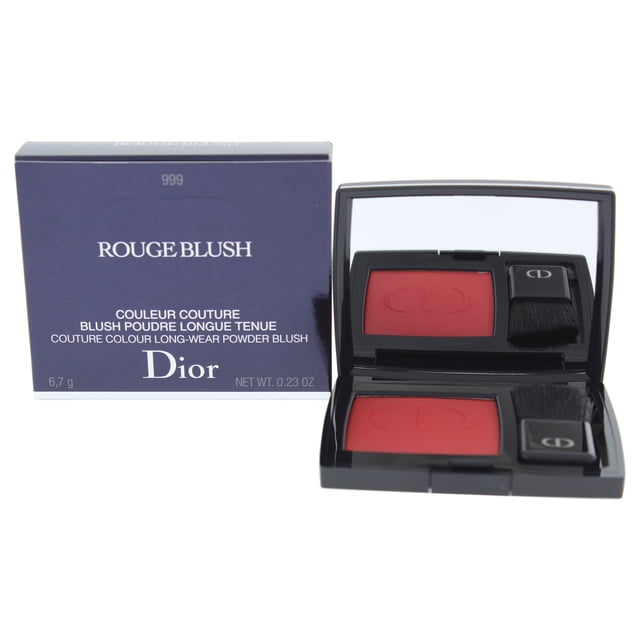 Rubor Rouge - 999 Satin Finish de Christian Dior para mujer - 0,21 oz Rubor Christian Dior Christian Dior Rouge Blush - 999 Satin Finish Sonrojo Dama 0.23oz