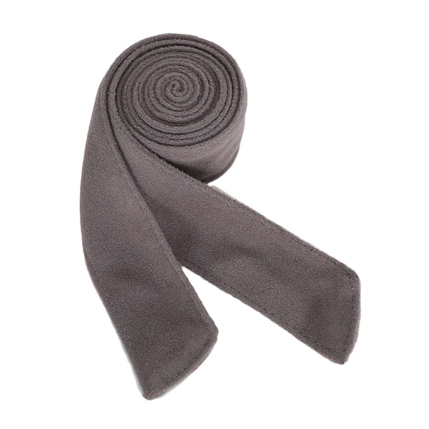 Abrigo de lana para mujer Yinane Cinturón ancho decorativo de lana Cinturón de cintura versátil y elegante gris