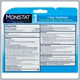 Monistat 1 Day Yeast Infection Treatment for Women, 1 Miconazole Ovule