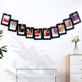 thumbnail image 5 of Set of 40 Black Frames for Home Decor, Paper Photo Frame, Kraft Paper Frames for DIY, with 20 Clips and Ropes, Home Wall Decor, DIY and Creativity (Black), 5 of 5