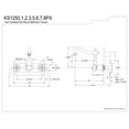 thumbnail image 2 of Kingston Brass KS1251PX 8-Inch Center Wall Mount Bathroom Faucet, Polished Chrome, 2 of 2