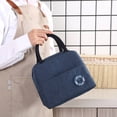 thumbnail image 4 of Sac Isotherme Épaissi Portable Poignée Renforcée Sac à Lunch Réutilisable avec Fermeture Éclair, 4 of 9