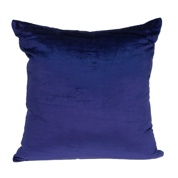 Parkland Collection Topaz 20x20" Solid Fabric Throw Pillow in Royal Blue