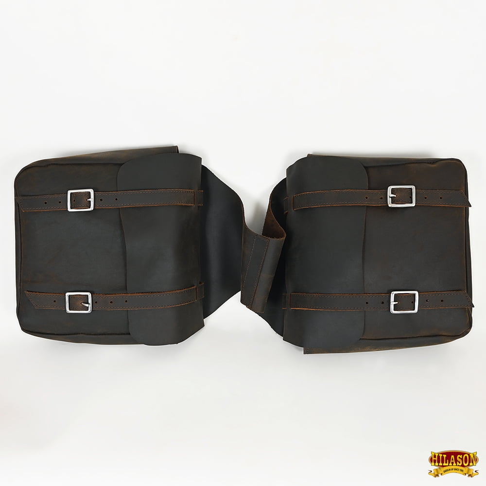 Free Shipping! Hilason Leather Chap Leather Horse Saddle Bag For