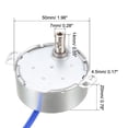 thumbnail image 5 of Motor Síncrono Eléctrico Uxcell Motor de Plato Giratorio 100-127 VAC 50-60Hz CCW/CW 4W 0.8-1RPM, 5 of 5