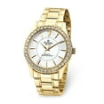 thumbnail image 1 of FB Jewels Champion Passion Gold-tone Crystal Bezel White Dial Watch, 1 of 1