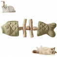 thumbnail image 2 of 2026 New Creative Fish Bone Cat Dental Chew Toy -Natural Catnip & Silvervine Teeth Cleaning Stick, Fix Cat Dental Health, Durable Wooden Feline Tooth Care Tool, 2 of 5