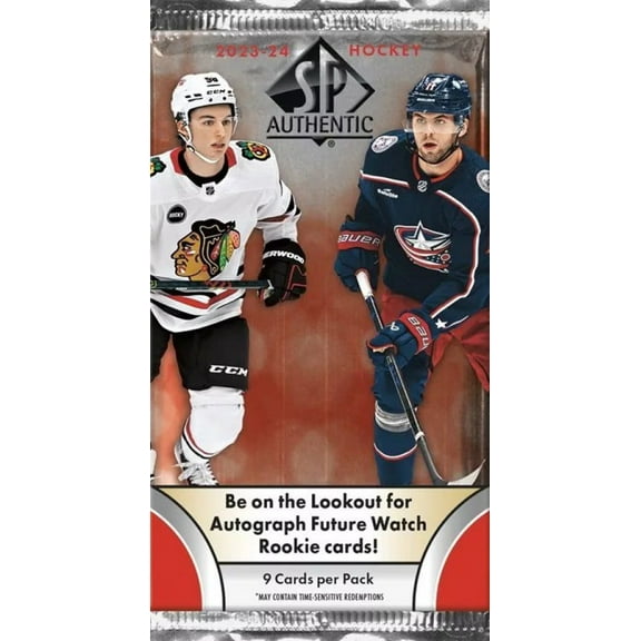 NHL 2023-24 Upper Deck SP Authentic Hockey Trading Card HOBBY Pack (9 Cards per Pack)