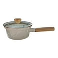 thumbnail image 2 of Elodie Japanese Enamel Milk Pot with Scale Induction Gas Compatible Pot for Camping, 2 of 8