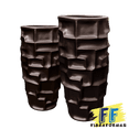 thumbnail image 2 of Maceta de fiba de vidrio FibraFormas Modelo Panal Grande Chocolate FIBRAFORMAS Fibraformas de México Panal Grande, 2 of 4