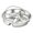 B, variant on Divided Serving Tray 316 Stainless Steel Divided Plate With Handles Sectional Food Serving Platter For Family Gatherings Picnics And Office Lunches(b)