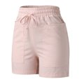 thumbnail image 4 of Vedolay High Waisted Shorts Women Women's Aphrodite Motion Short (Standard and Plus Size),Pink XL, 4 of 5