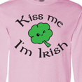 thumbnail image 4 of Inktastic Kiss Me I'm Irish Long Sleeve T-Shirt, 4 of 5