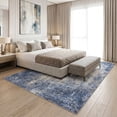 thumbnail image 3 of ICEANT 5'x10' Rectangle Area Rug, Abstract Style Living Room Area Rug with Non-Slip Bottom, Machine Washable Low Pile Carpet for Bedroom Kitchen Hallway, Blue, 3 of 6