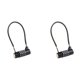 thumbnail image 1 of 2X Cerraduras de Equipaje, Candados de Seguridad para Maletas de 4 Dígitos, Candado de Combinación para Maletas Candado de Viaje con Cable Flexible, Candado para Bicicletas, 1 of 5